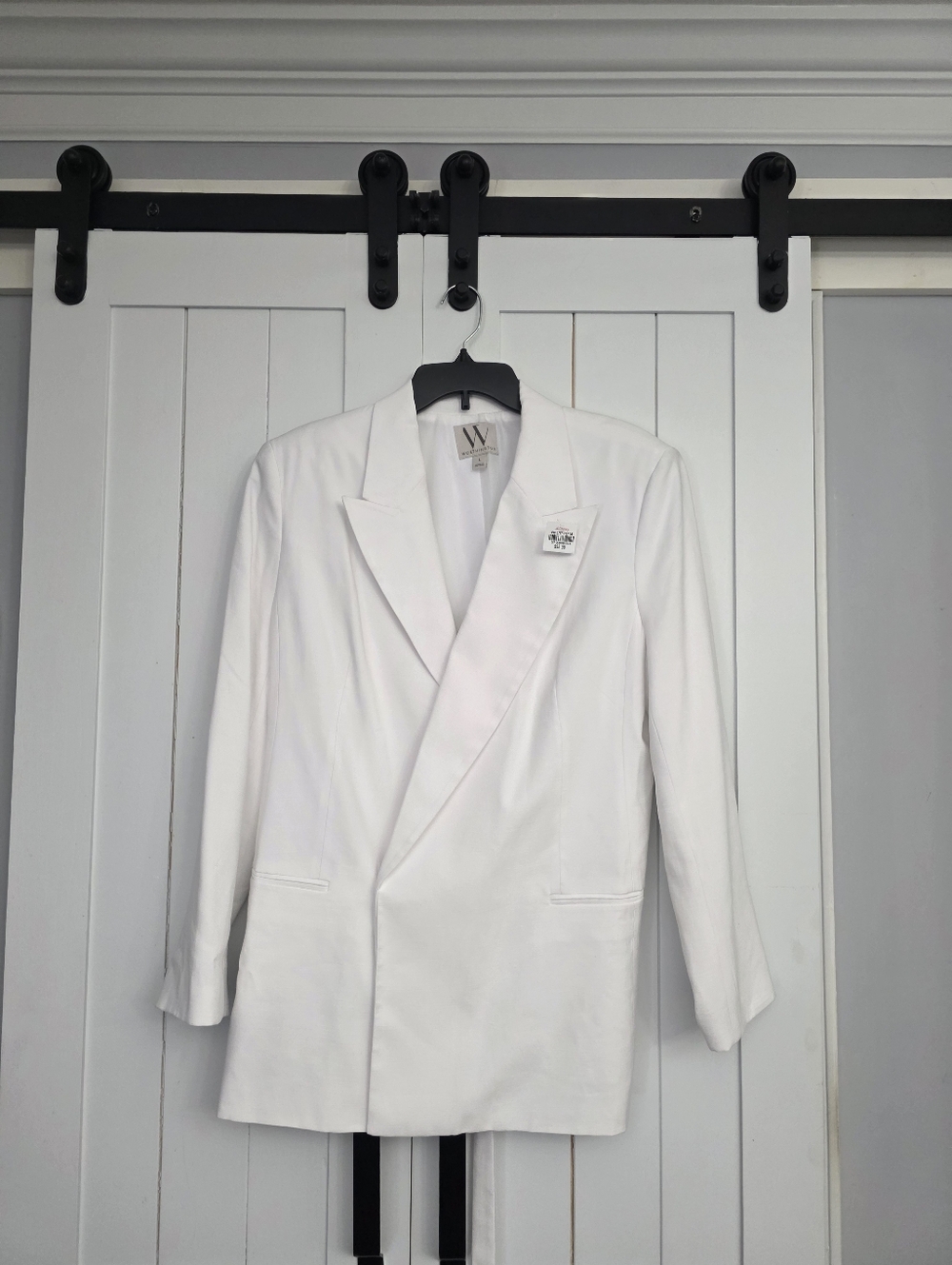Worthington White Single Breasted Blazer Jacket. NEW!